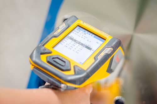 Incoloy 800HT flange PMI test