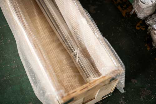 Inconel 602CA capillary tube in wooden case