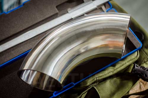 Inconel 602CA elbow polished