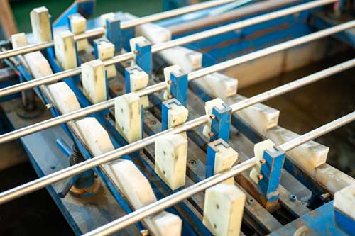 Inconel 602CA seamless tube eddy current testing