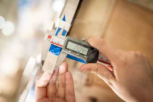 Inconel 602CA strip width inspection