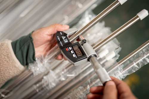 Inconel 602CA capillary tube diameter inspection