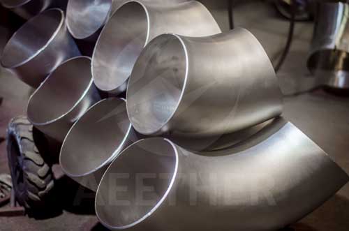 Inconel 602CA elbow sandblasted