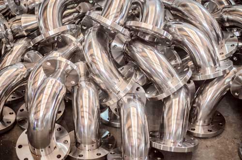 Inconel 602CA flanged elbow